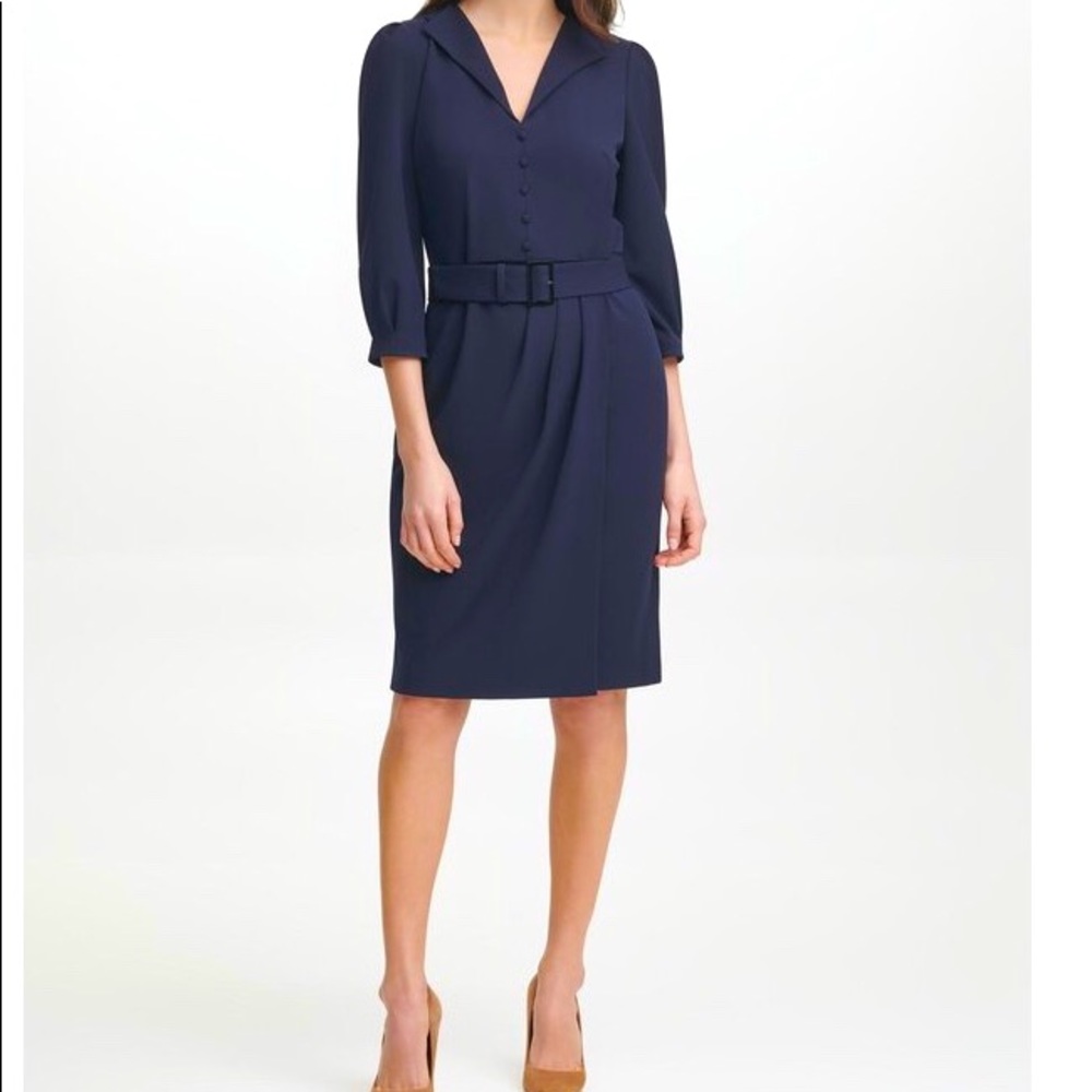 KARL LAGERFELD Scuba Crepe Sheath